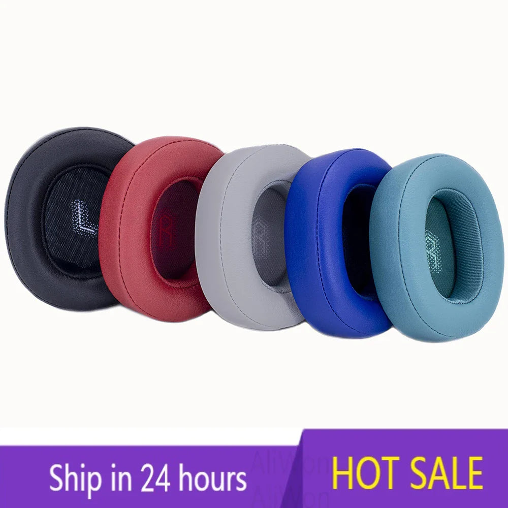 Thicker 55mm Earpads Cushion Foam – 5 Pair, Black, Replacement Headphone Ear Pad Sponge Cover
